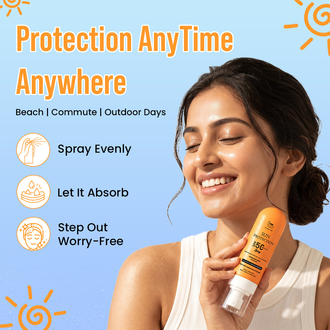 Sun Protection Spf 50 Spray with PA+++