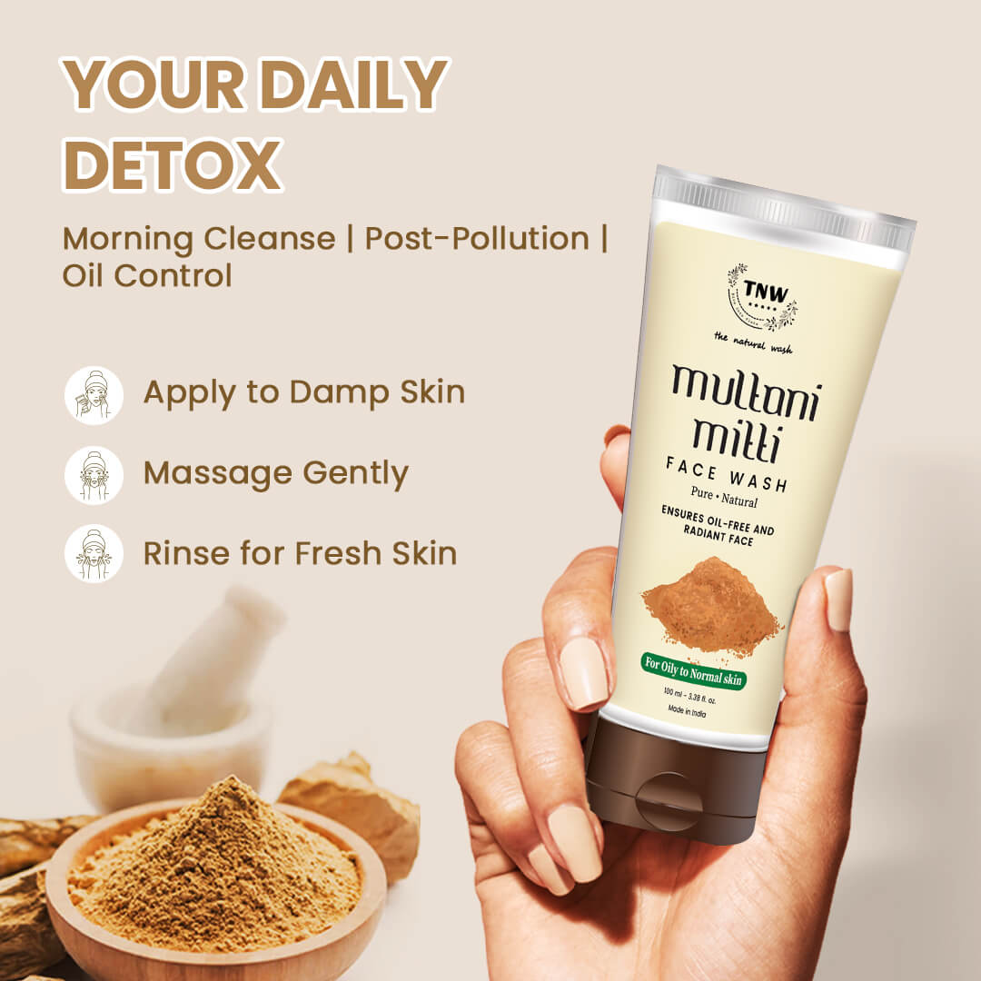 Multani Mitti Face Wash - Paraben/Sulphate-Free