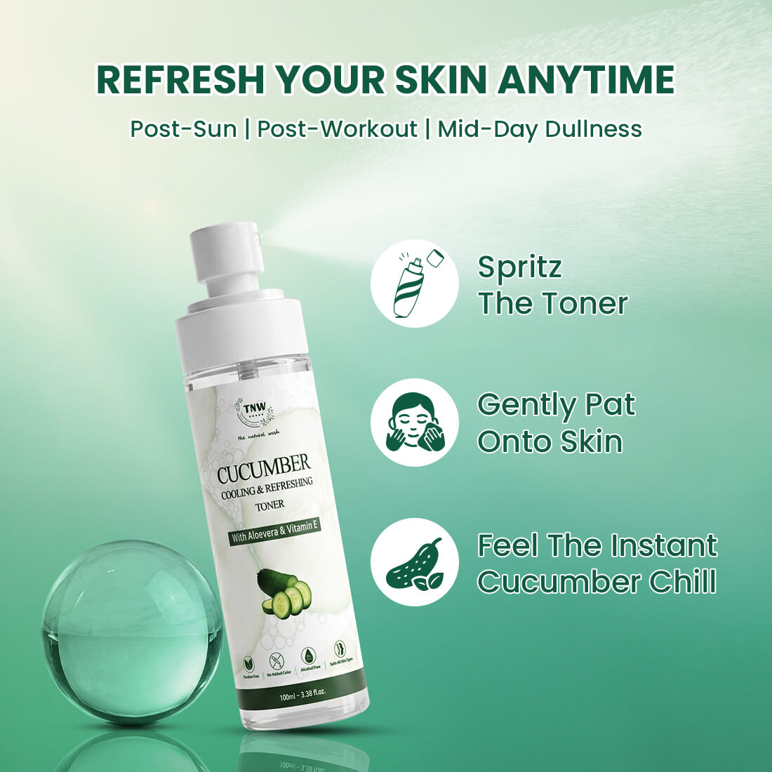 Cucumber Toner (Toner & Makeup Remover)