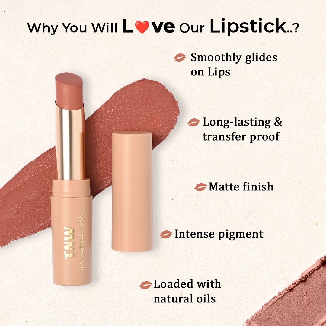 SILKY MATTE FUSION LONGSTAY LIP COLOUR (02 Earthy Brown) @ 1
