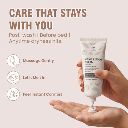 Hand and Foot Cream for Nourished Hand & Feet  ( Non-Sticky and Quick Absorbing )