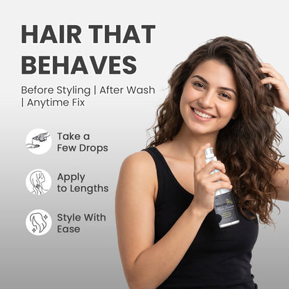 Black Seed Hair Serum- An Anti-Frizz Natural Styling Serum (Paraben-Free)