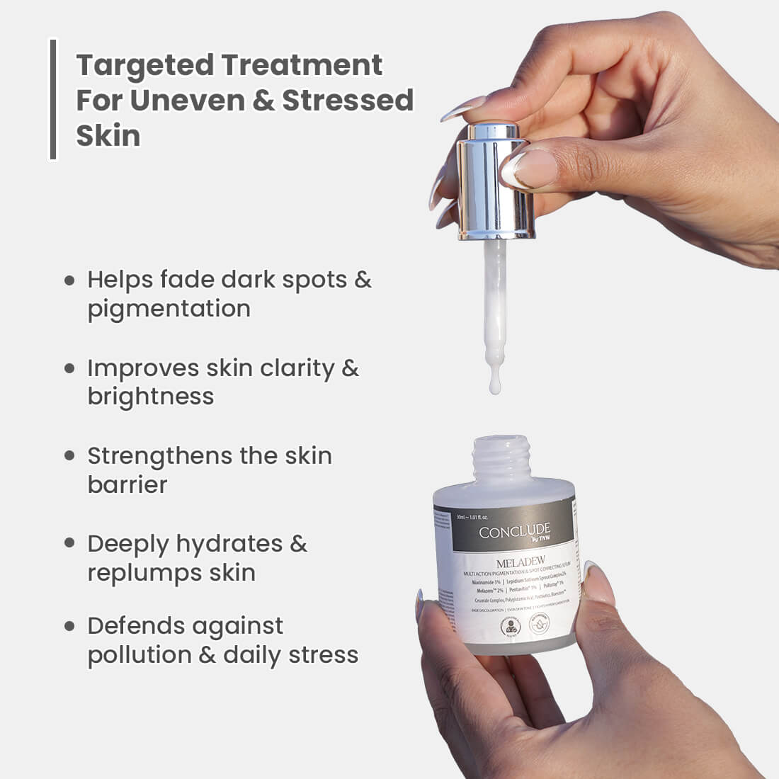 Meladew Pigmentation & Spot Correcting Serum | Niacinamide & Melazero