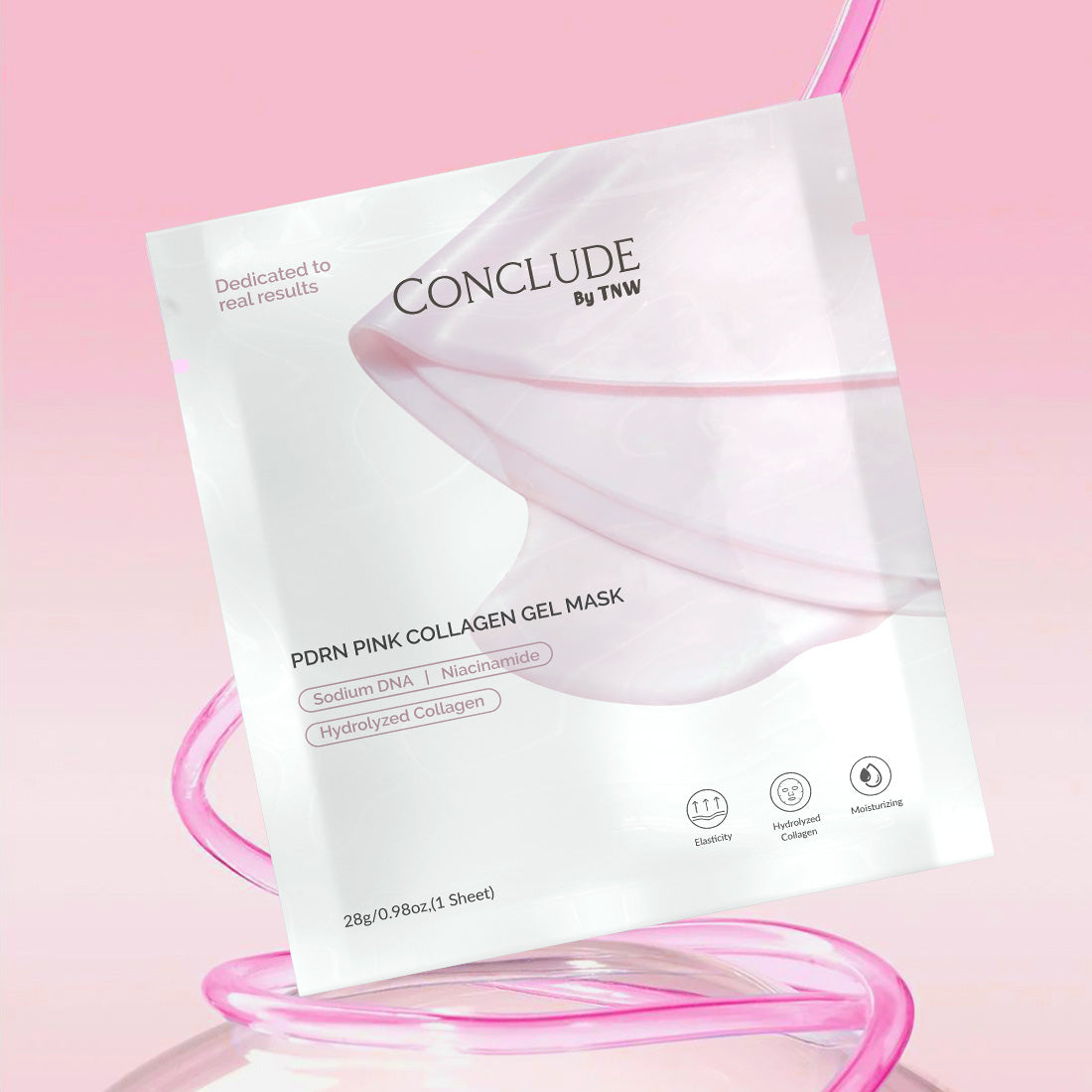 PDRN Pink Collagen Gel Mask | Sodium DNA, Peptides & Collagen