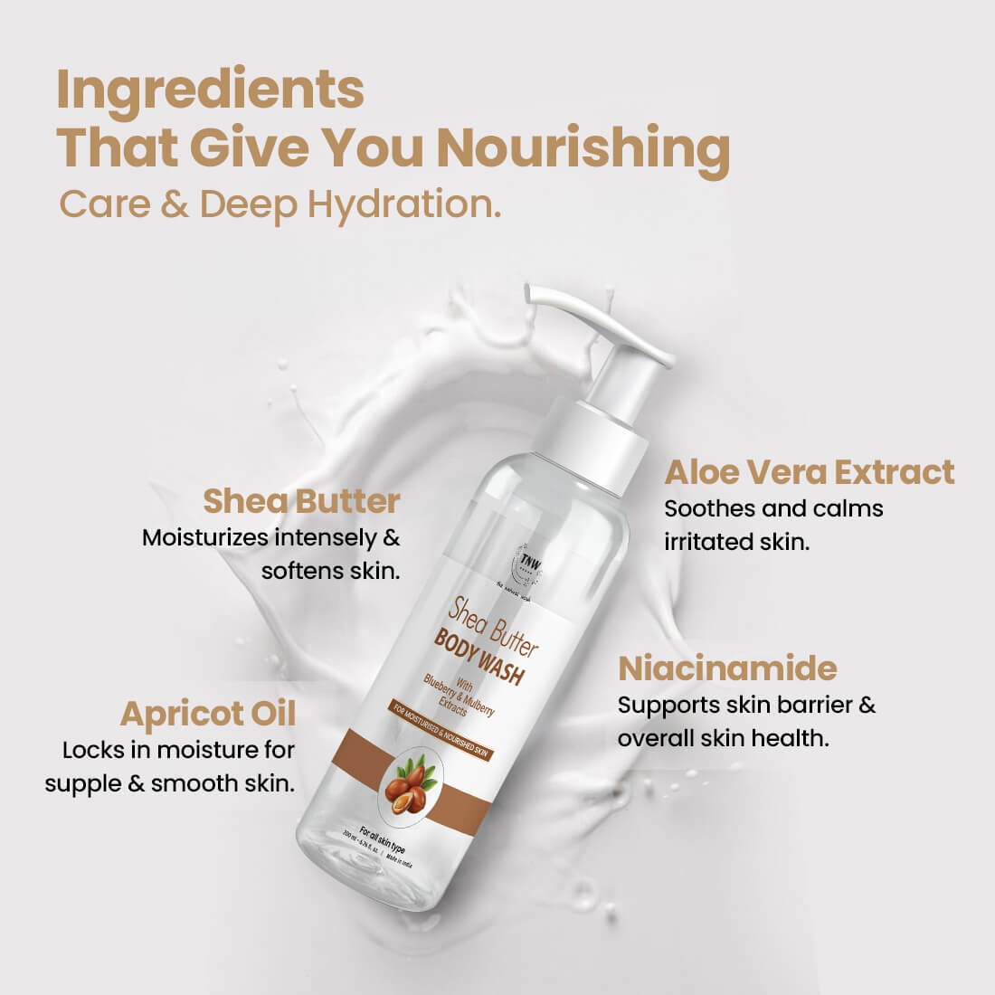 Shea Butter Body Wash | Gentle Hydration & Nourishing Softness