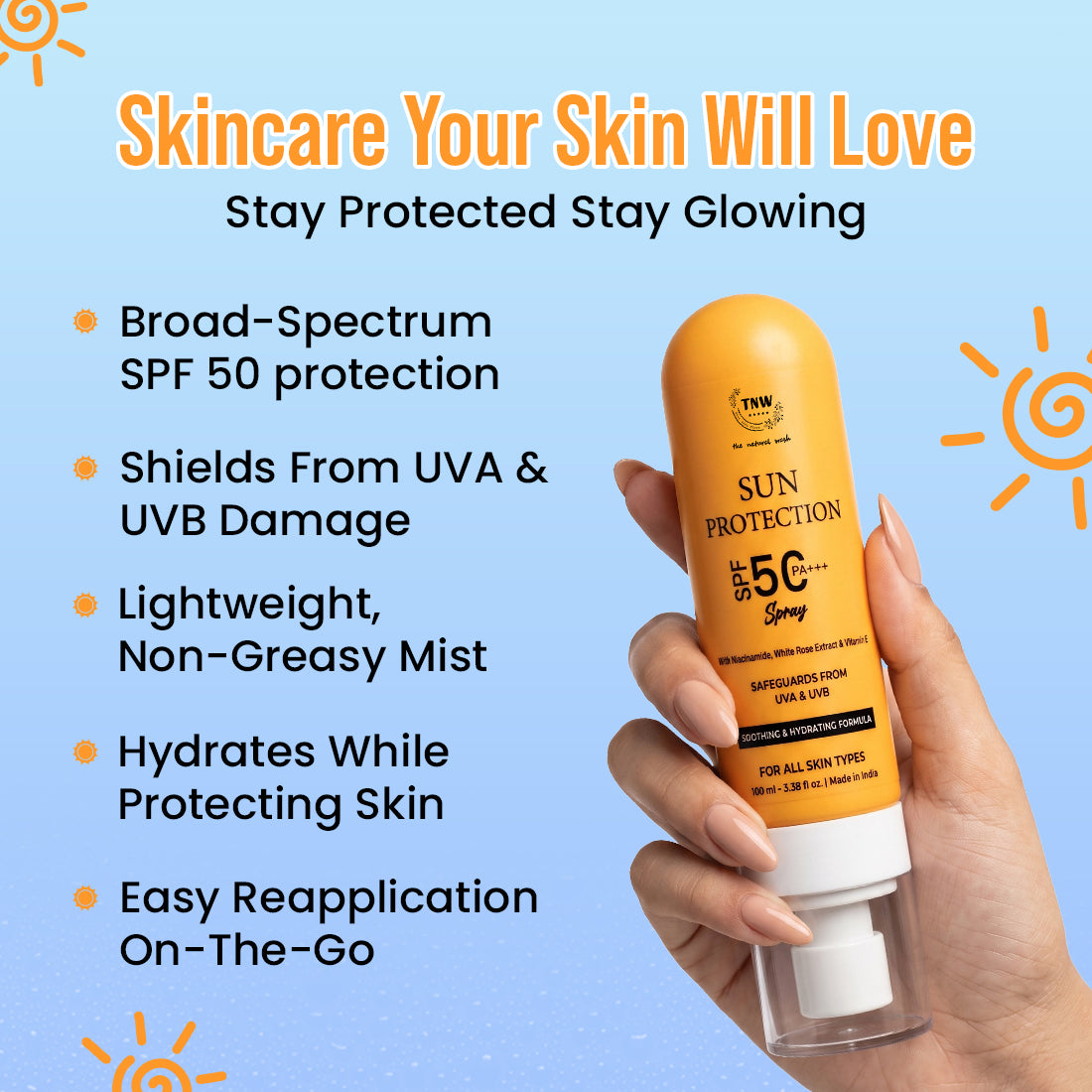 Sun Protection Spf 50 Spray with PA+++