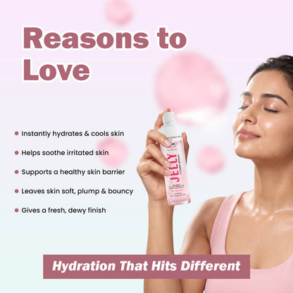 Jelly Toner | Instant Cooling Hydration, Skin Soothing & Dewy Glow | 100ml