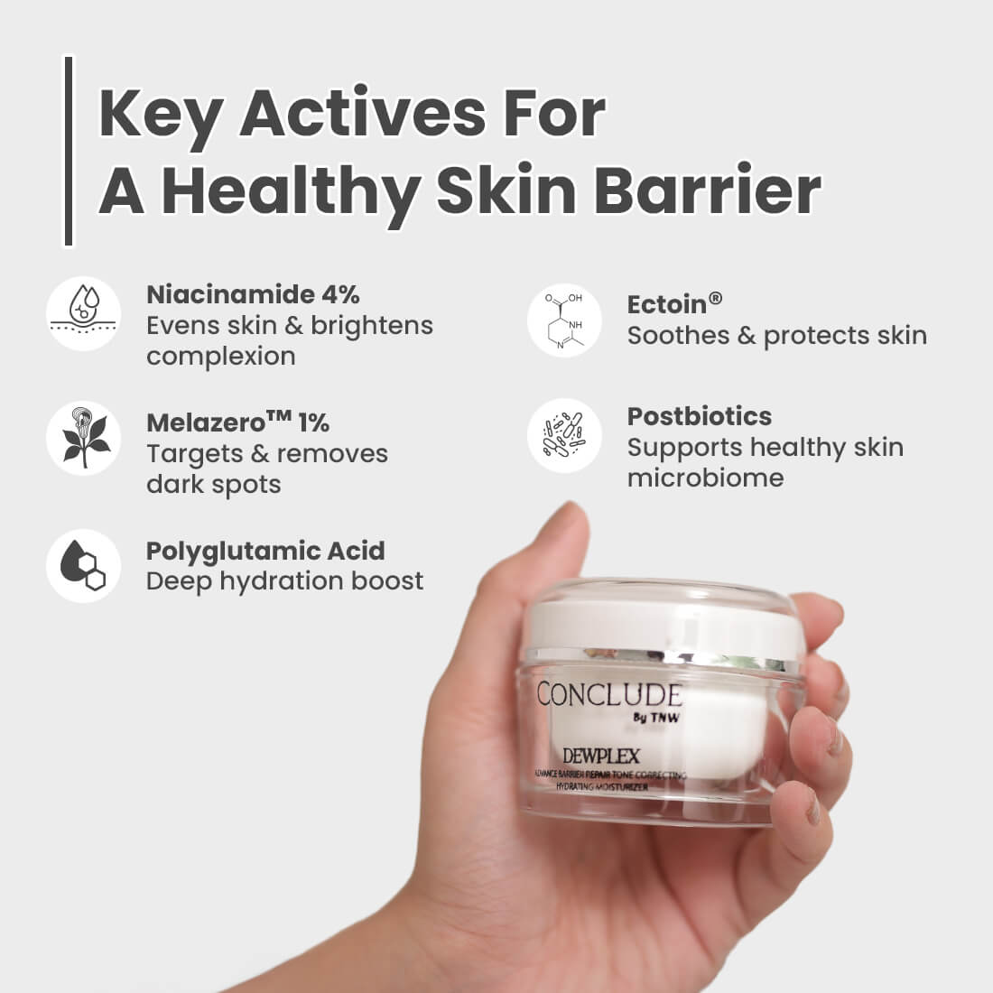 Dewplex Tone Correcting Hydrating Moisturizer | Niacinamide & Melazero