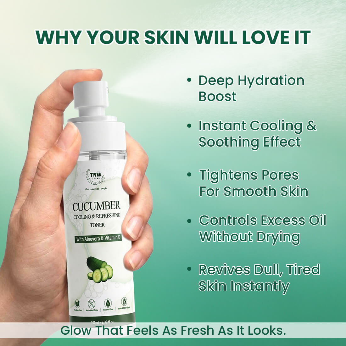Cucumber Toner (Toner & Makeup Remover)
