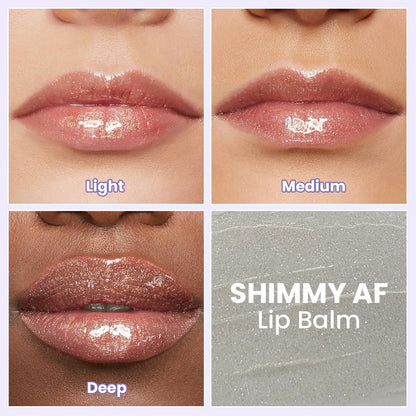 Shimmy AF Lip Balm| For Pearl Infused Shine | UVA/UVB Protection