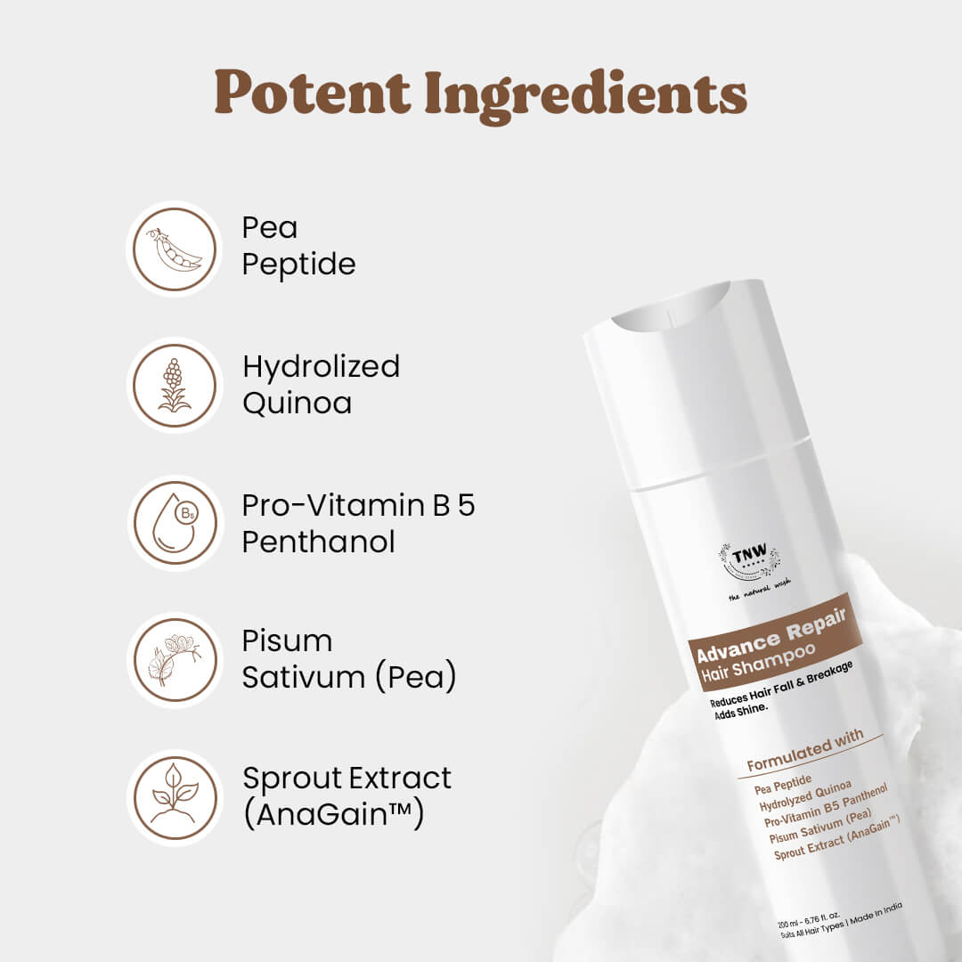 Advance Repair Shampoo | Reduces Hair Fall & Adds Shine | Sulfate-Free