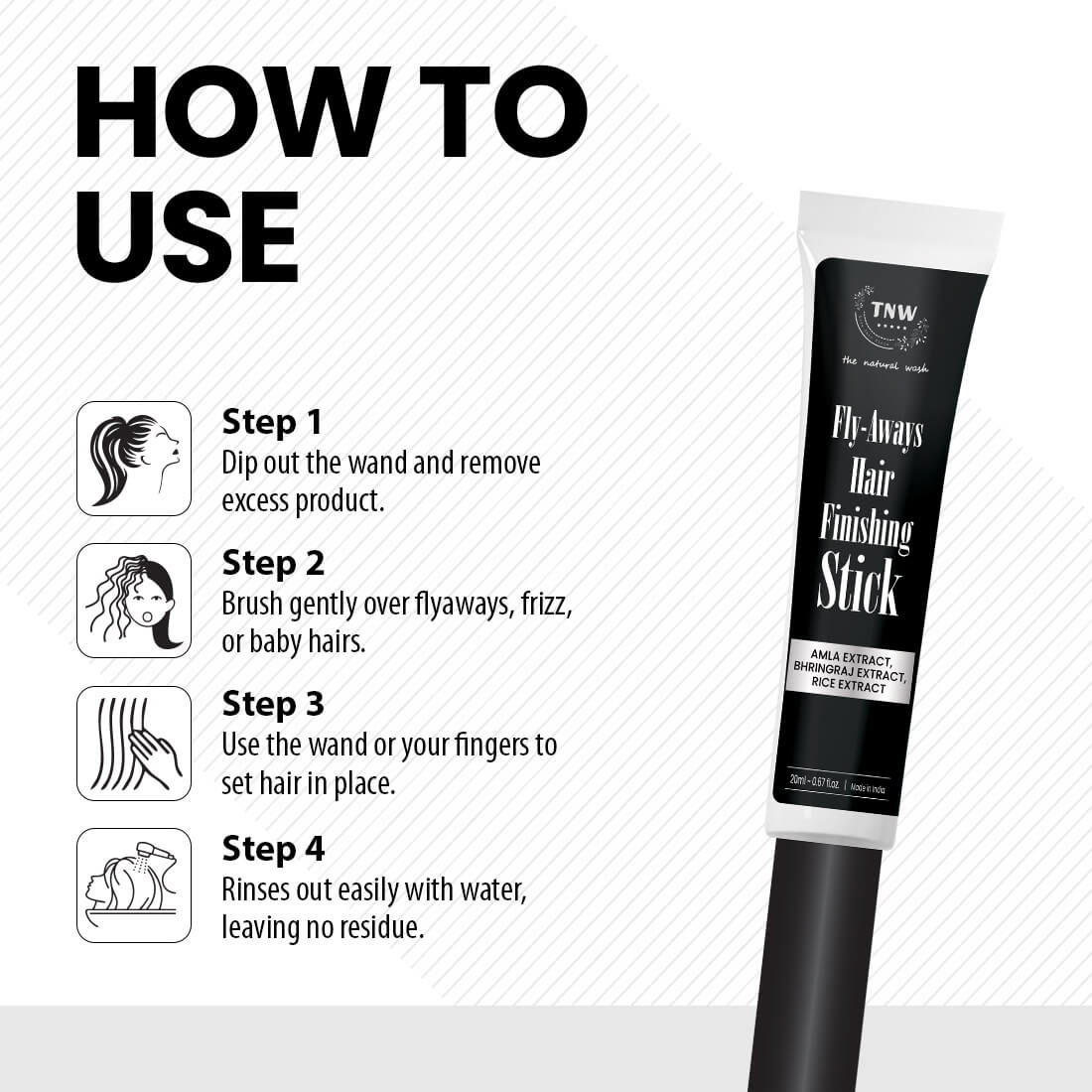 Fly-Aways Hair Finishing Stick | Tames Flyaways & Frizz