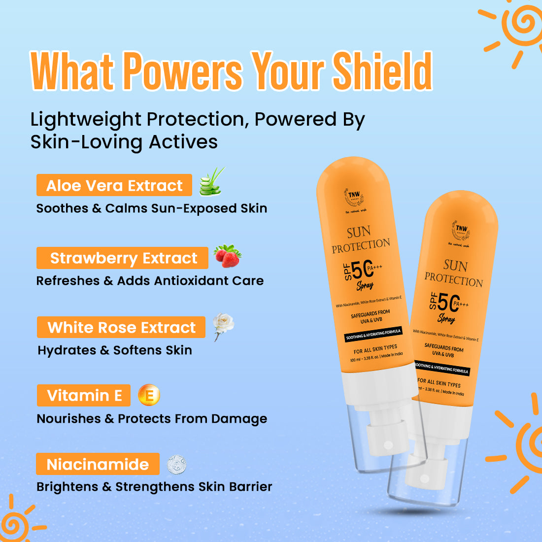 Sun Protection Spf 50 Spray with PA+++