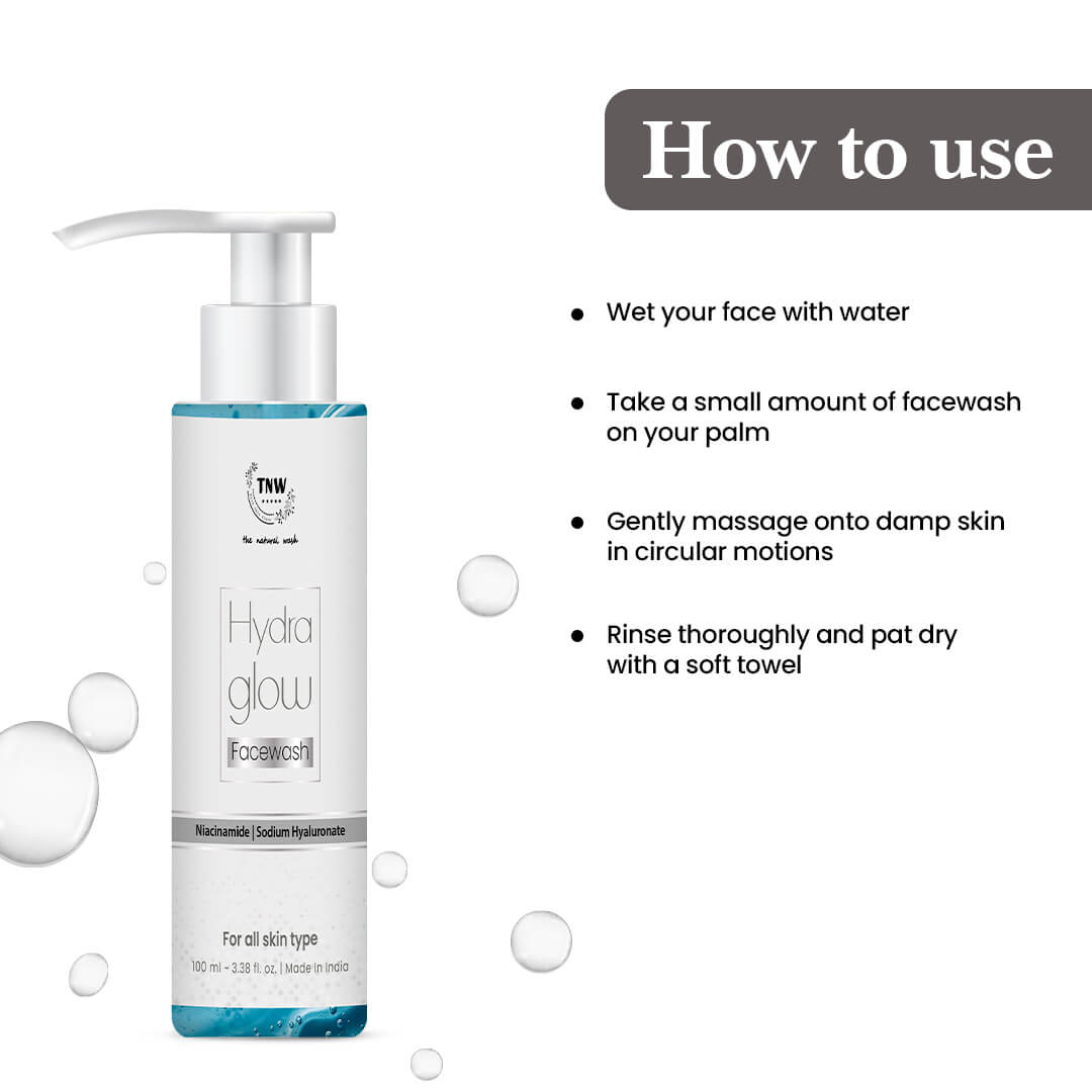 Hydra Glow Facewash | Hydrating, Brightening & Soothing.