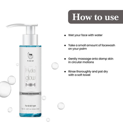 Hydra Glow Facewash | Hydrating, Brightening & Soothing.