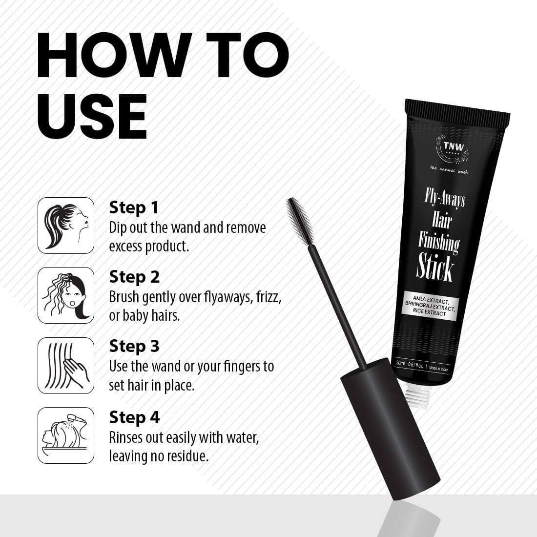 Fly-Aways Hair Finishing Stick | Tames Flyaways & Frizz