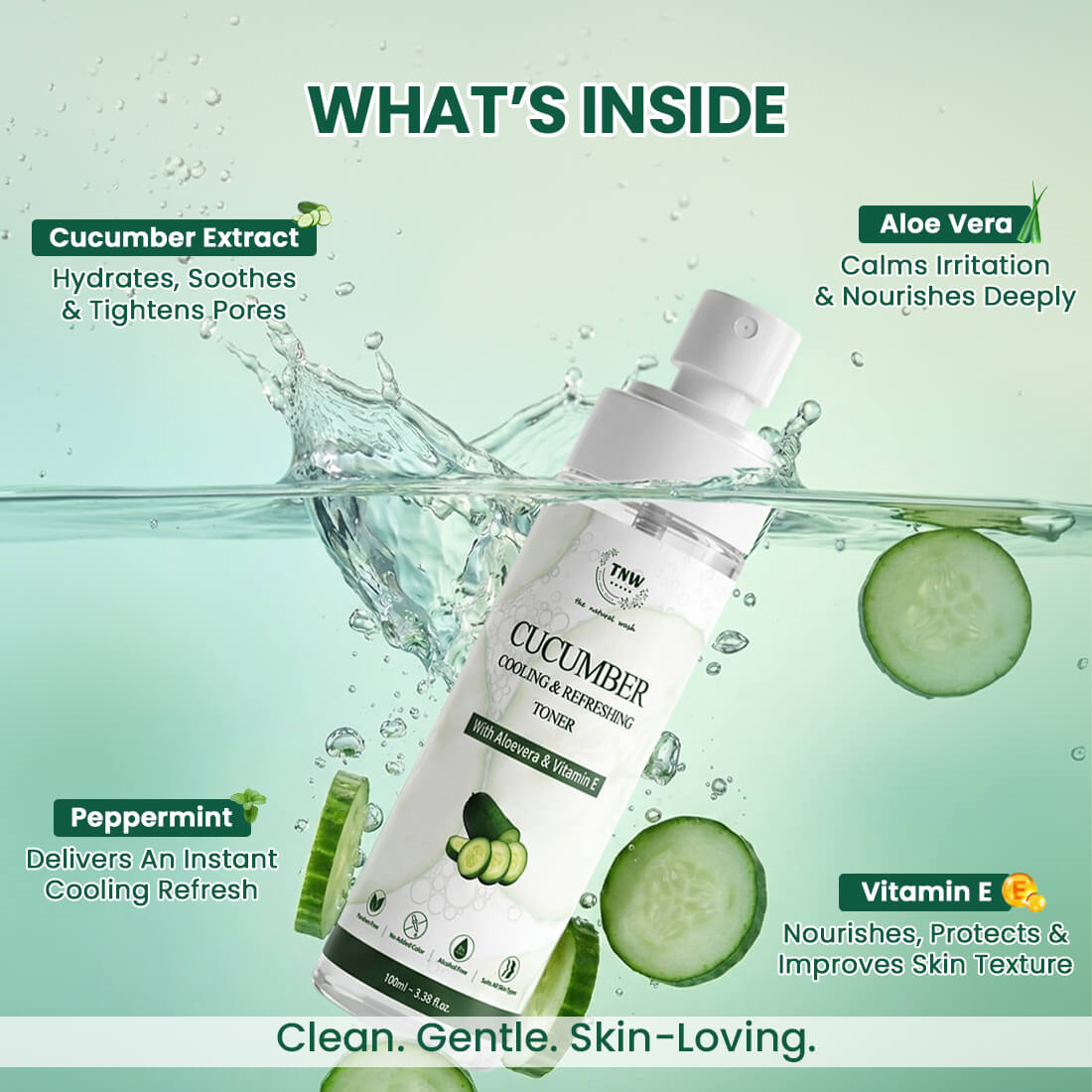 Cucumber Toner (Toner & Makeup Remover)