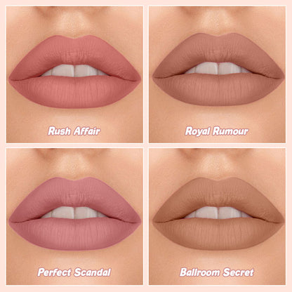 Comfy Matte Liquid Lipstick | 04 Ballroom Secret | Weightless, Hydrating & Long-Wear