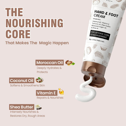 Hand and Foot Cream for Nourished Hand & Feet  ( Non-Sticky and Quick Absorbing )