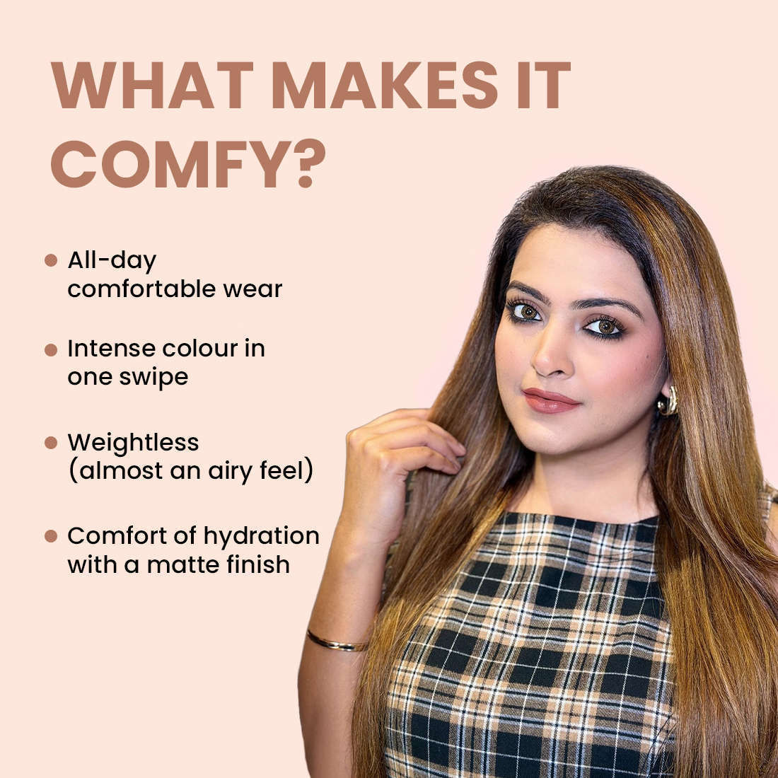 Comfy Matte Liquid Lipstick | 04 Ballroom Secret | Weightless, Hydrating & Long-Wear