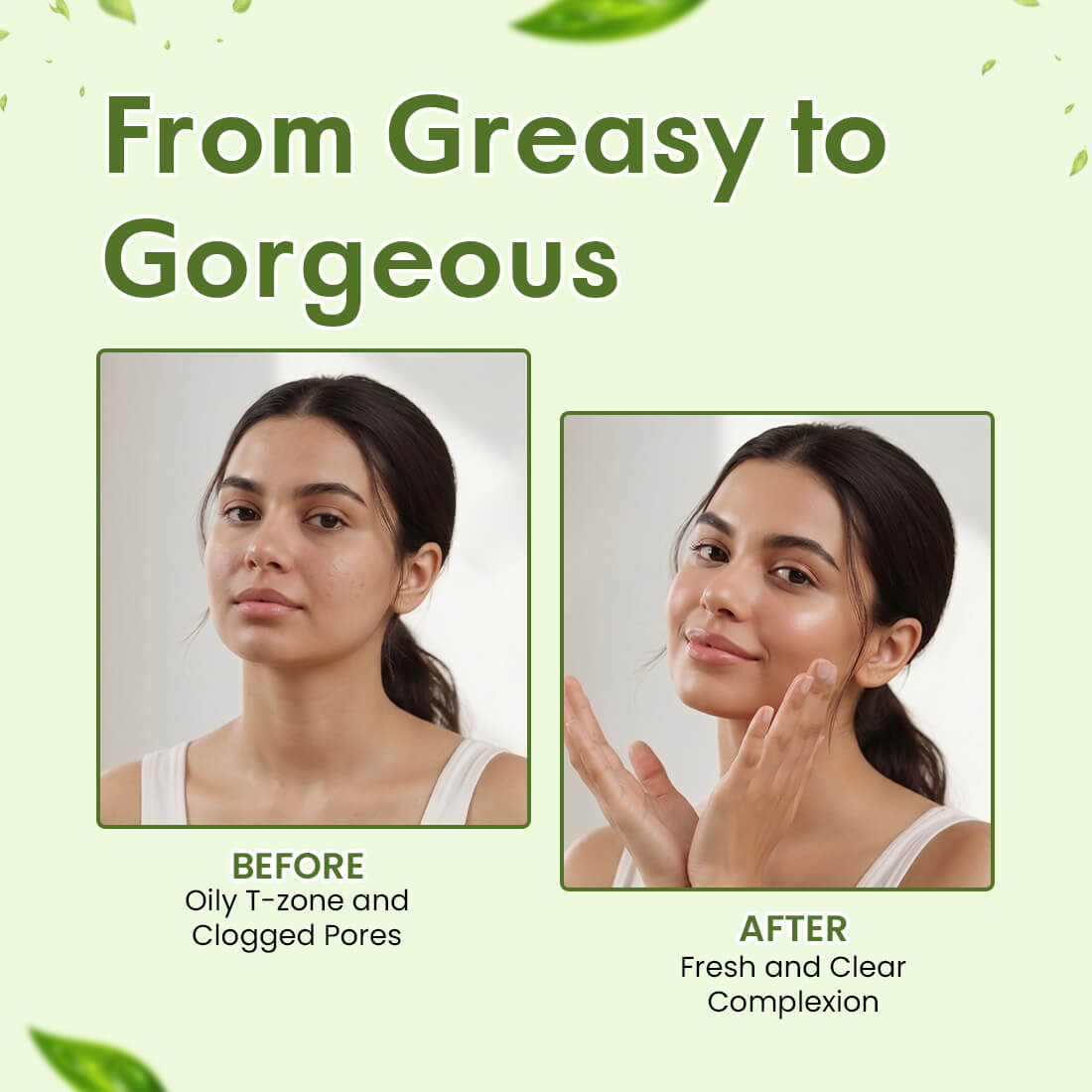 Green Tea Face Wash (Grealmo) - Paraben/Sulphate-Free