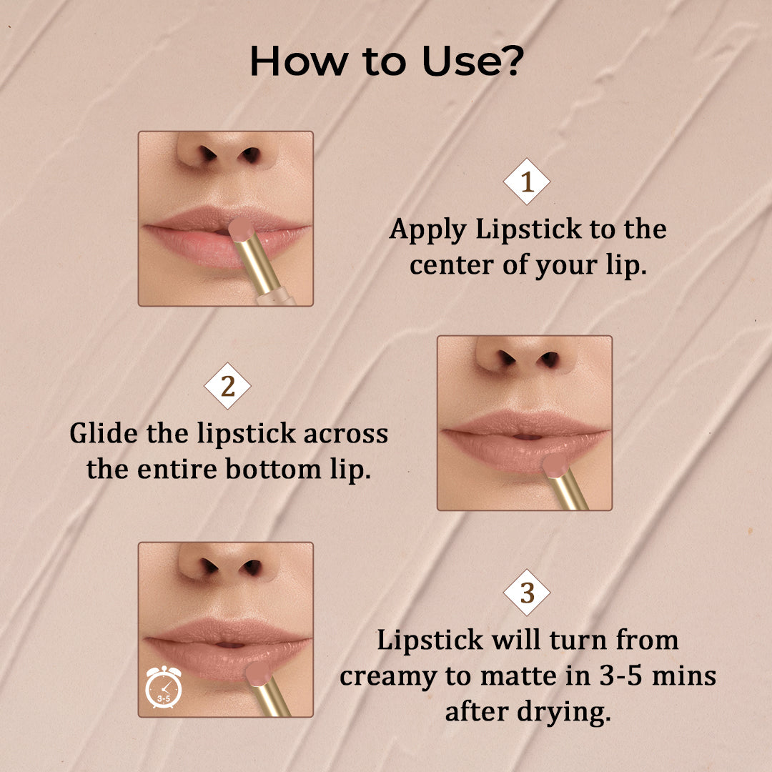 SILKY MATTE FUSION LONGSTAY LIP COLOUR (01 Lunar Dust) @ 1