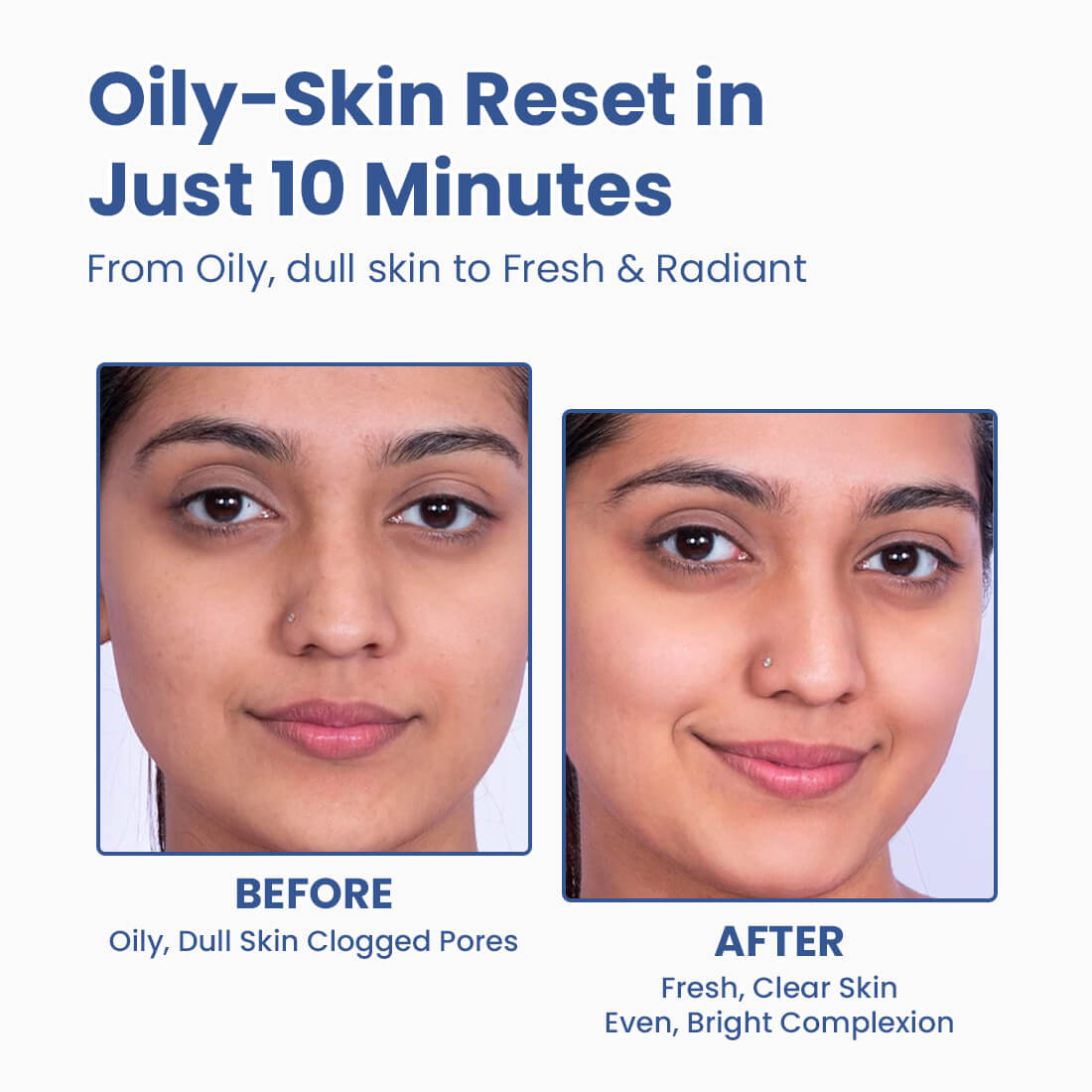 Blue Pea Clay Mask | Deep Cleansing, Oil Control, Hydrating & Brightening Care | 50g