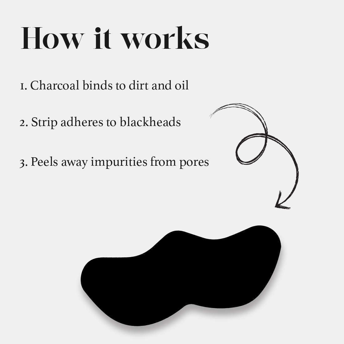 Charcoal Nose Strips for Blackheads and Whiteheads | With witch hazel| Suitable for all skin types