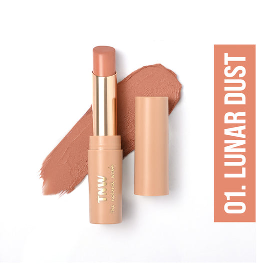 SILKY MATTE FUSION LONGSTAY LIP COLOUR (01 Lunar Dust) @ 1