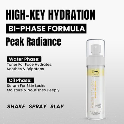 Radiant Glow Bi-Phase Toner Serum | Niacinamide, Bifida Ferment & Bakuchiol (Exclusive)