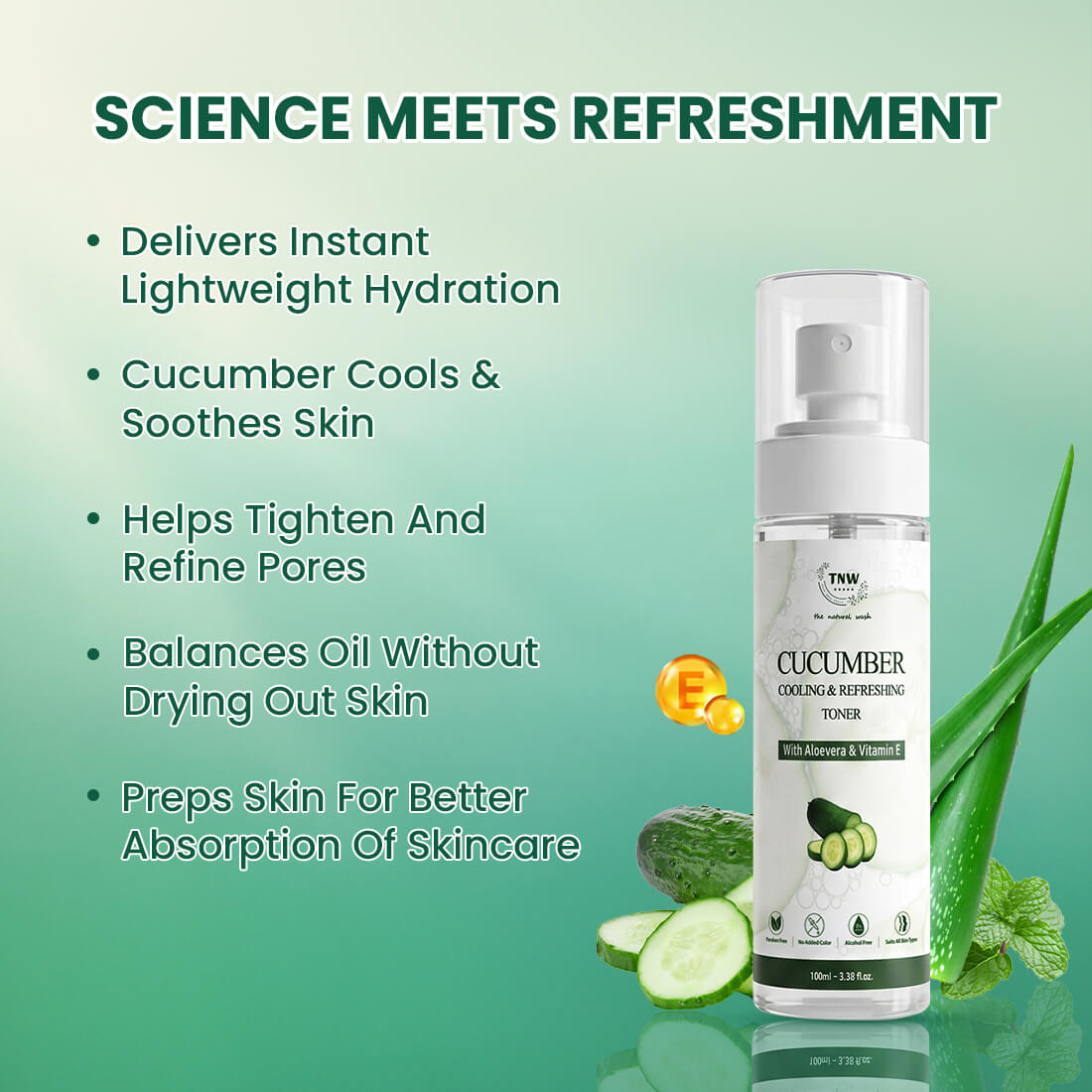 Cucumber Toner (Toner & Makeup Remover)