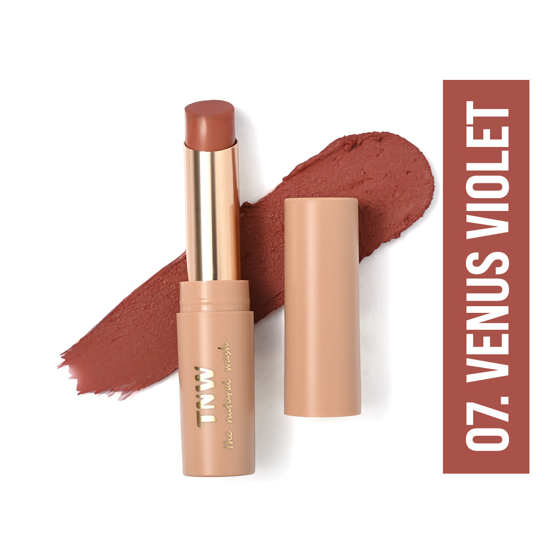 SILKY MATTE FUSION LONGSTAY LIP COLOUR  @ 1 (Exclusive) - 07 Venus Violet