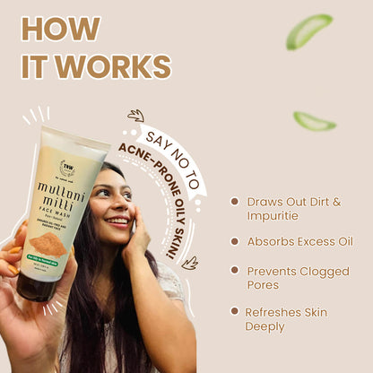 Multani Mitti Face Wash - Paraben/Sulphate-Free