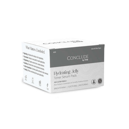 Hydrating Jelly Toner Pads | Rice Extract, Ceramide & Centella | 40 Pads