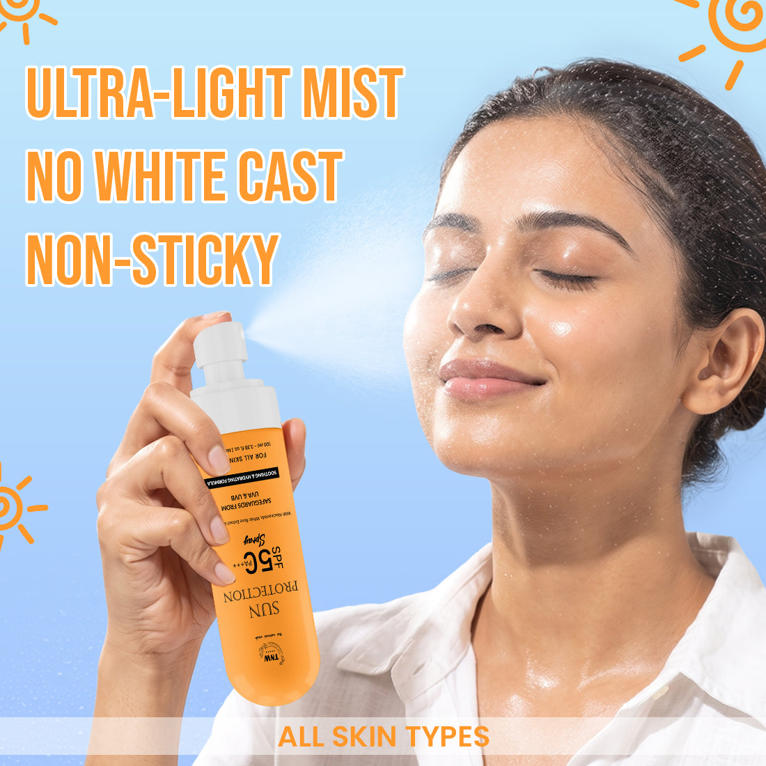 Sun Protection Spf 50 Spray with PA+++
