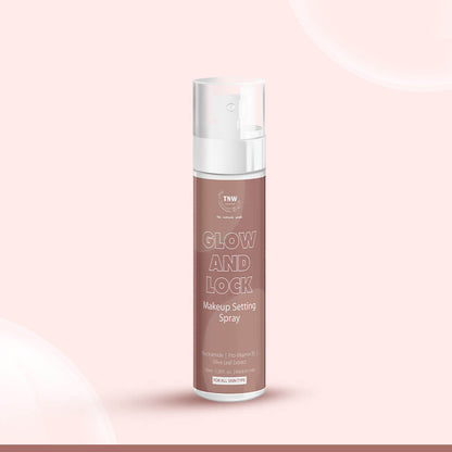 Glow and Lock Makeup Setting Spray | Hydrating, Brightening & Soothing