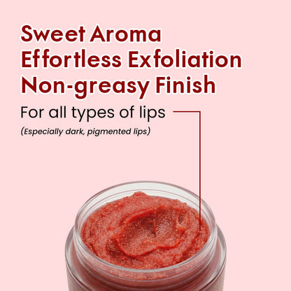 Lip Scrub - For Tanned & Darkened Lips (Paraben-free).