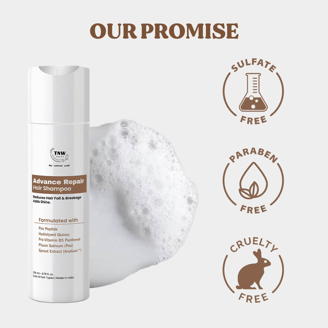 Advance Repair Shampoo | Reduces Hair Fall & Adds Shine | Sulfate-Free