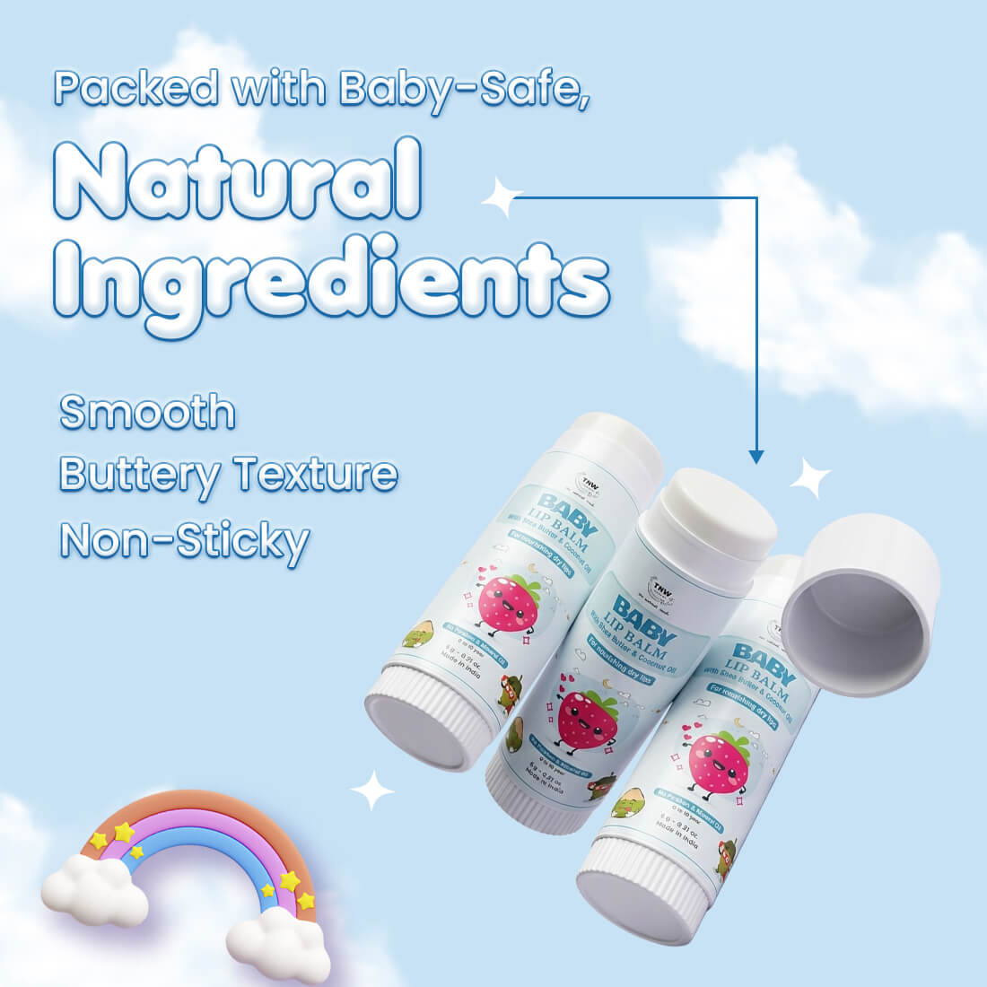 Baby Lip Balm for Dry Lips