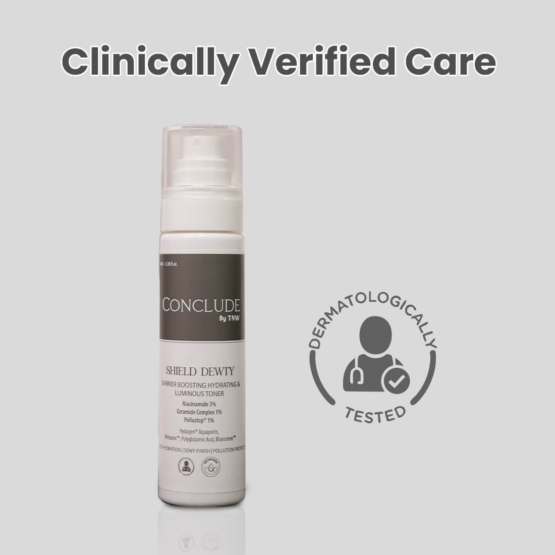 Shield Dewty Hydrating & Luminous Toner | Niacinamide & Ceramide