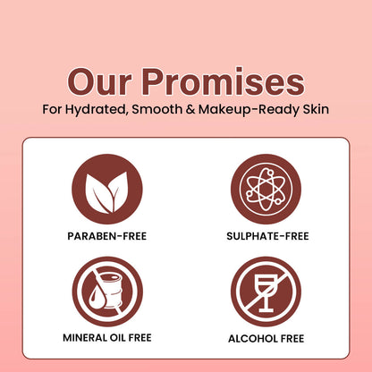 2 in 1 Glass Grip Moisturizer Primer | Lasting Hydration, Smooth Makeup Base & Dewy Glow | 50g