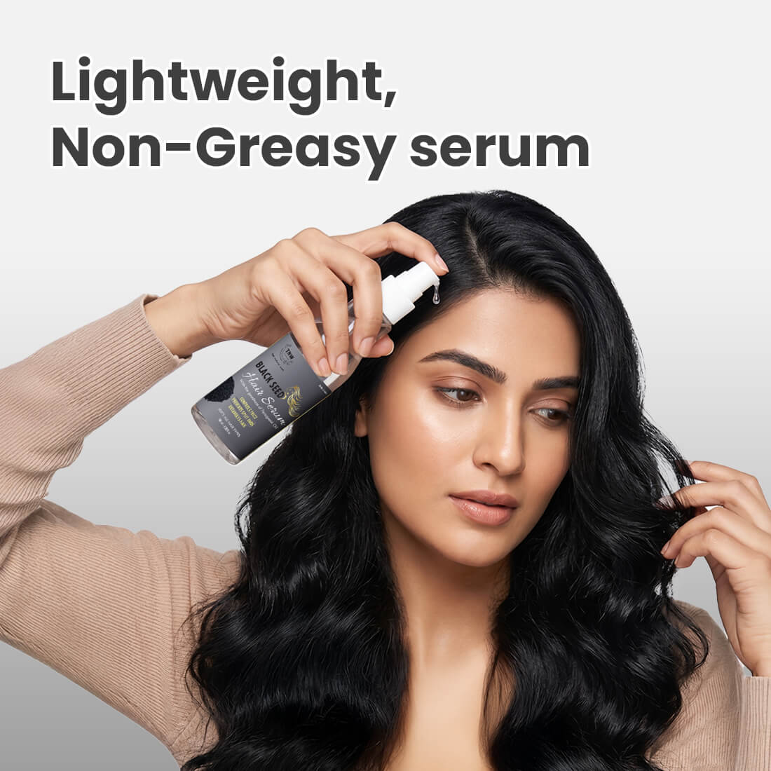 Black Seed Hair Serum- An Anti-Frizz Natural Styling Serum (Paraben-Free)