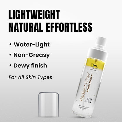 Radiant Glow Bi-Phase Toner Serum | Niacinamide, Bifida Ferment & Bakuchiol