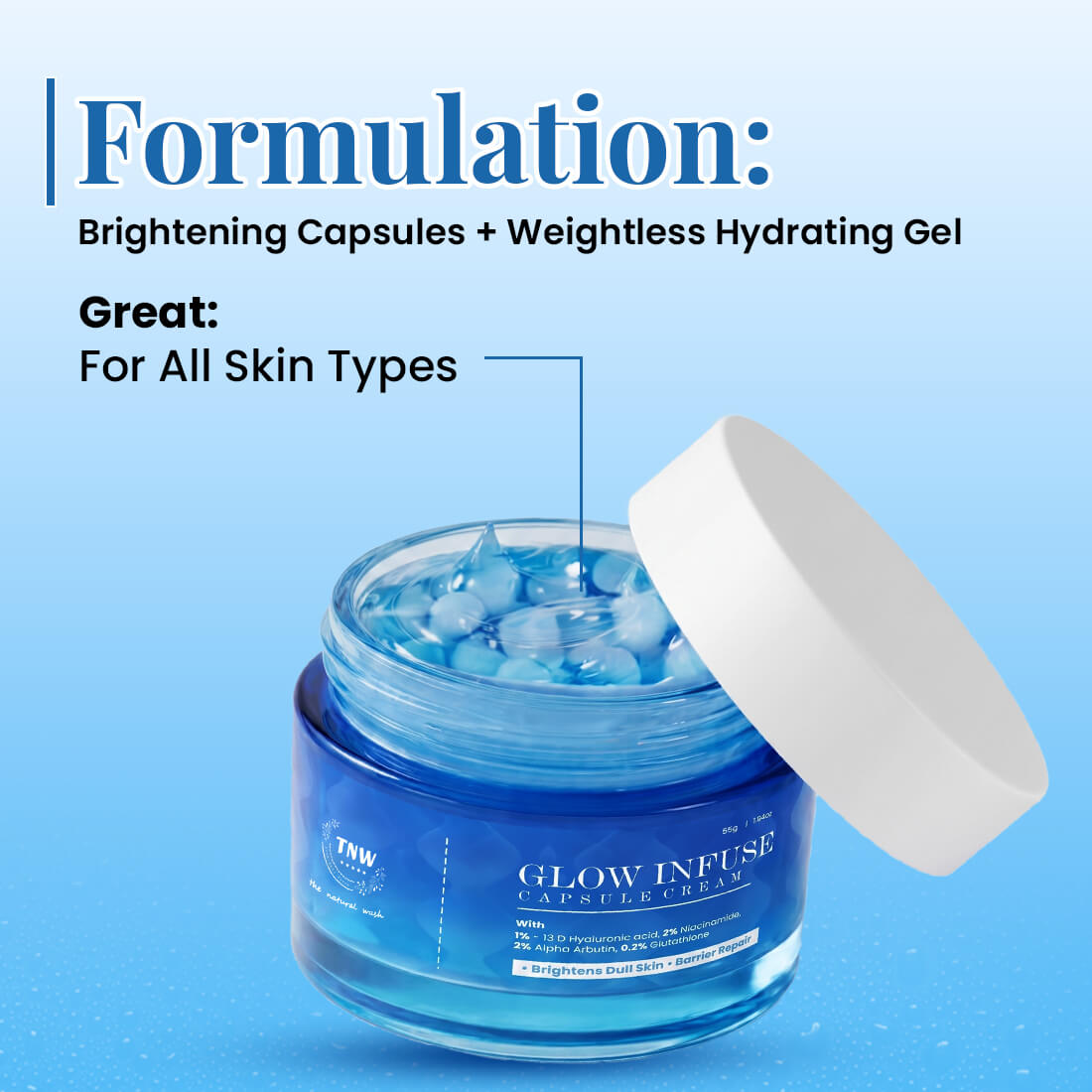 Glow Infuse Capsule Cream | Capsule-Infused Skin Brightening & Deep Hydration