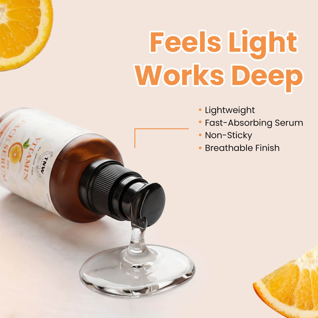 Vitamin C Face Serum (with 20% Vitamin C, Hyaluronic, Niacinamide, Glutathione)
