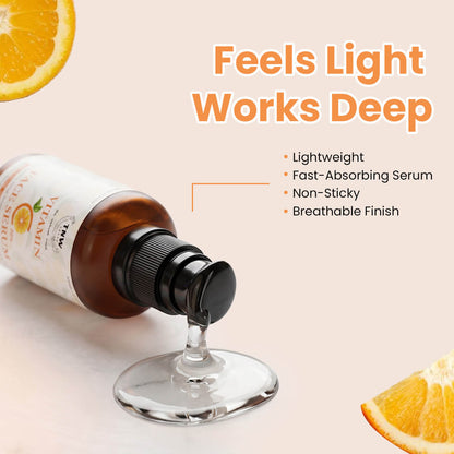 Vitamin C Face Serum (with 20% Vitamin C, Hyaluronic, Niacinamide, Glutathione)