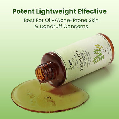 Neem Oil - Cold Pressed Oil For Skin & Hair (Pure & Natural)