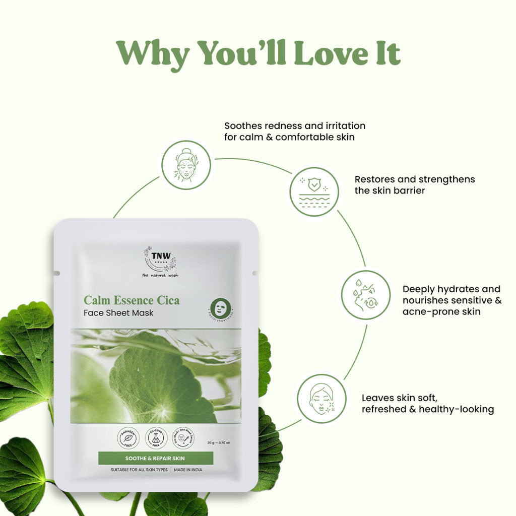 Calm Essence Cica Face Sheet Mask (SC)