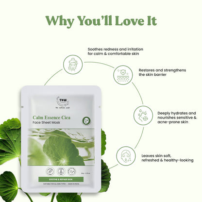 Calm Essence Cica Face Sheet Mask (SC)
