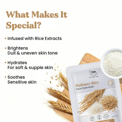 Radiance Rice Face Sheet Mask